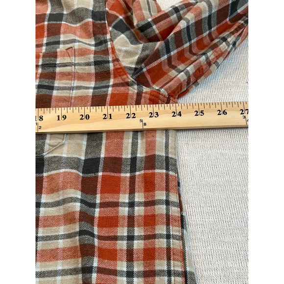 Eddie Bauer Mens Plaid Flannel Shirt Long Sleeve Button Up Big and Tall Size XXL - Picture 4 of 10